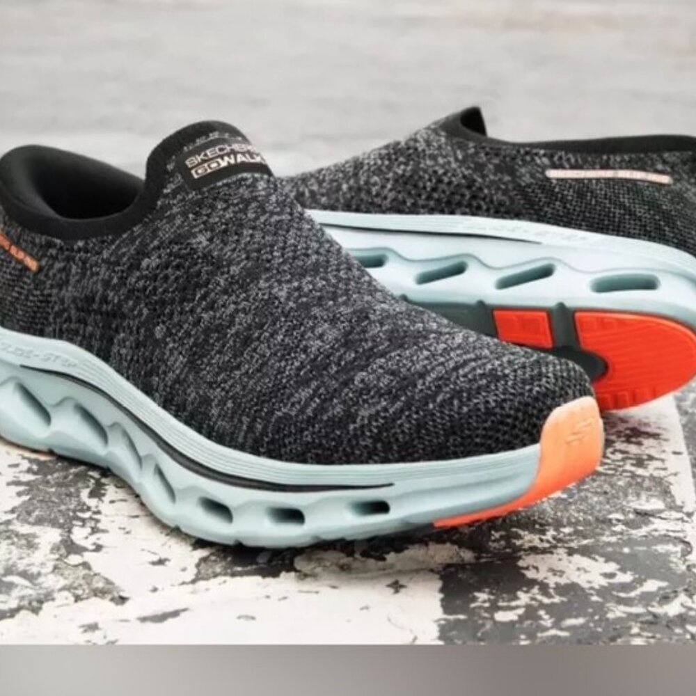 Skechers Men's Slip ins GO Walk Glide Step 2.0 Caleb Shoes Gray Size: 10.5 92S